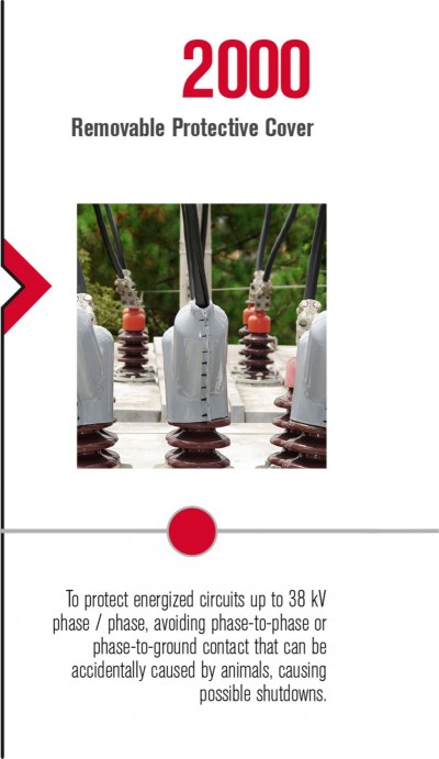 To protect energized circuits up to 38 kV phase / phase, avoiding phase-to-phase or phase-to-ground contact that can be accidentally caused by animals, causing possible shutdowns.