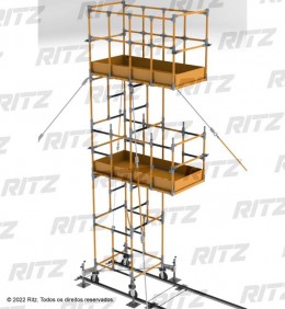 ANDAIME MODULAR ISOLADO Ritz 2x1