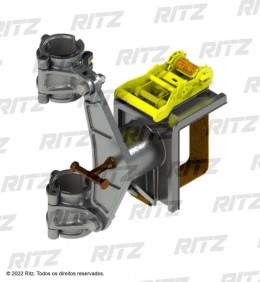 Suporte para Cruzeta Auxiliar para Cesto Aéreo - Ritz