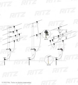 ATR17456-1 - Equipo de Puesta a Tierra Temporal para Líneas Aéreas de Distribución (MT)  - Ritz Ferramentas