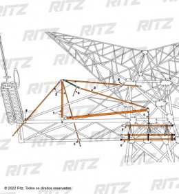  Ilustração - Bastão Lança com Mastro  - Ritz