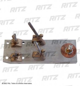 RE402-0087 - Base da Sela para Fixação Horizontal em Estrutura Metálica - Ritz