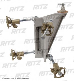 RE402-0525 - Base da Sela para Fixação Vertical em Estrutura Metálica - Ritz